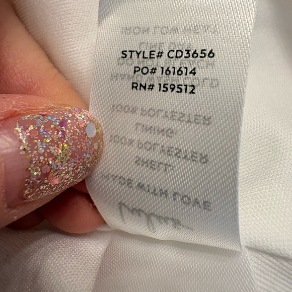 Lulus White Embroidered Off-Shoulder Midi Dress Cottagecore Romantic XS - Picture 8 of 10